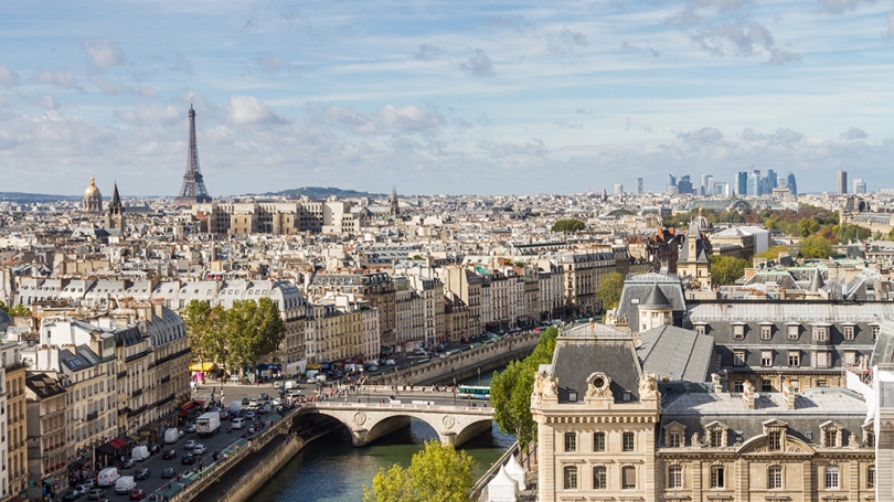 Parisian skyline